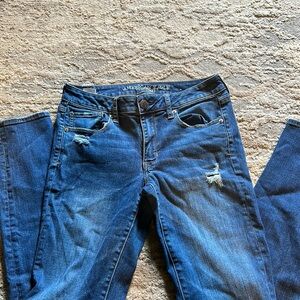 American eagle skinny jeans size 6